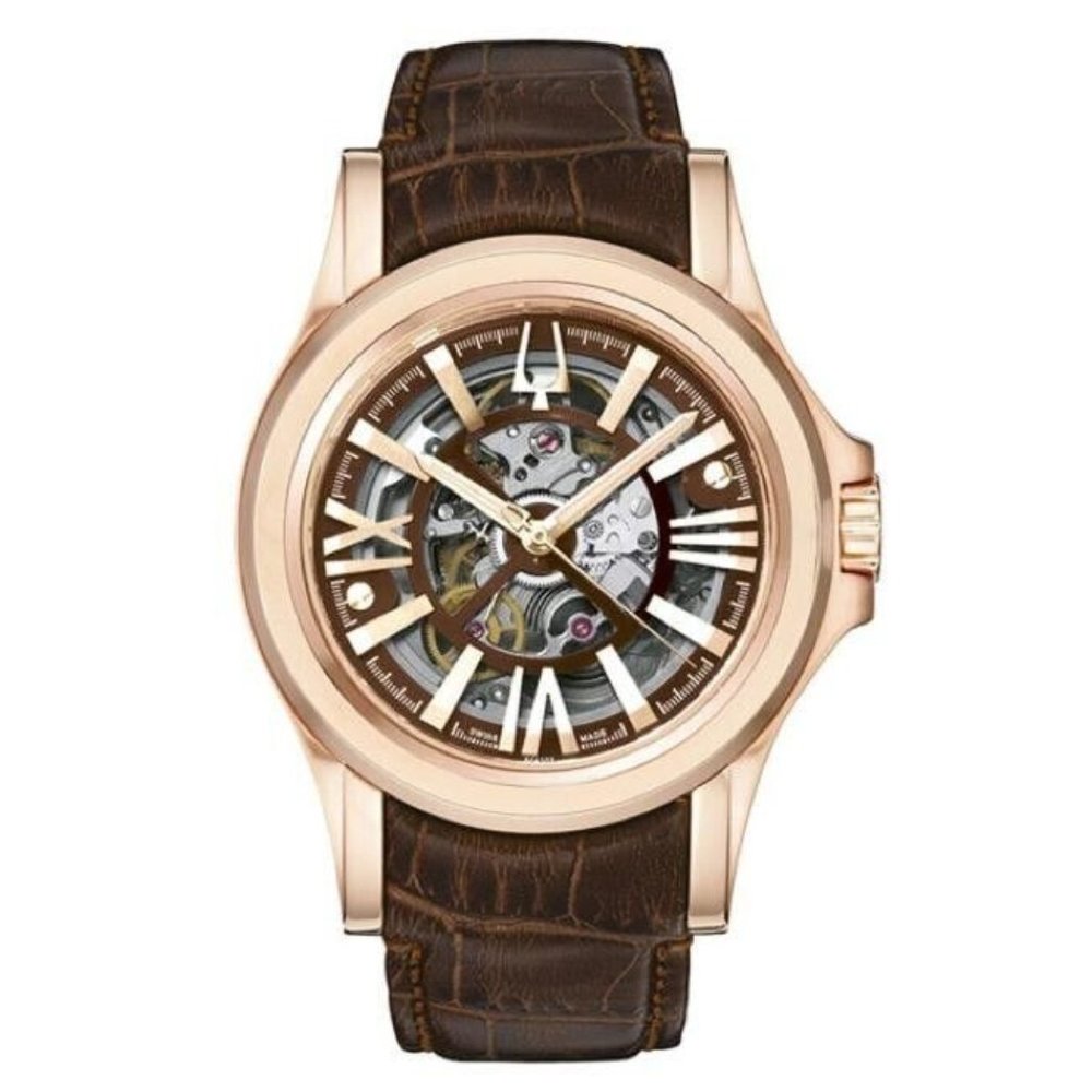 Bulova Men's Brown Leather 40mm Watch